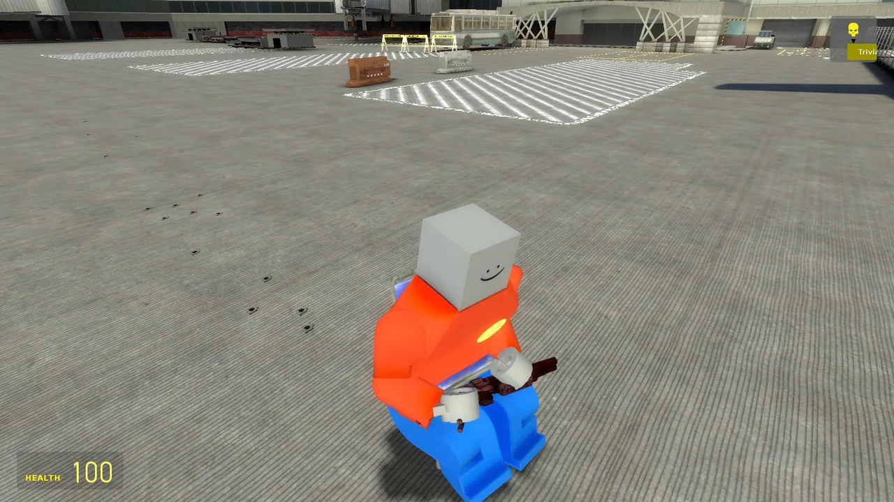 Legacy Bob holding a gun from Borderlands 2 just chillin (Gmod) — постройка сообщества Brick Rigs