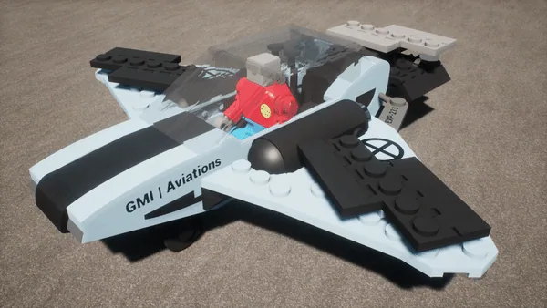 VTOL Plane • Coming soon! — постройка сообщества Brick Rigs