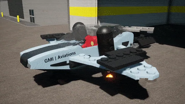 VTOL Plane is uploaded! Look in comments. — постройка сообщества Brick Rigs