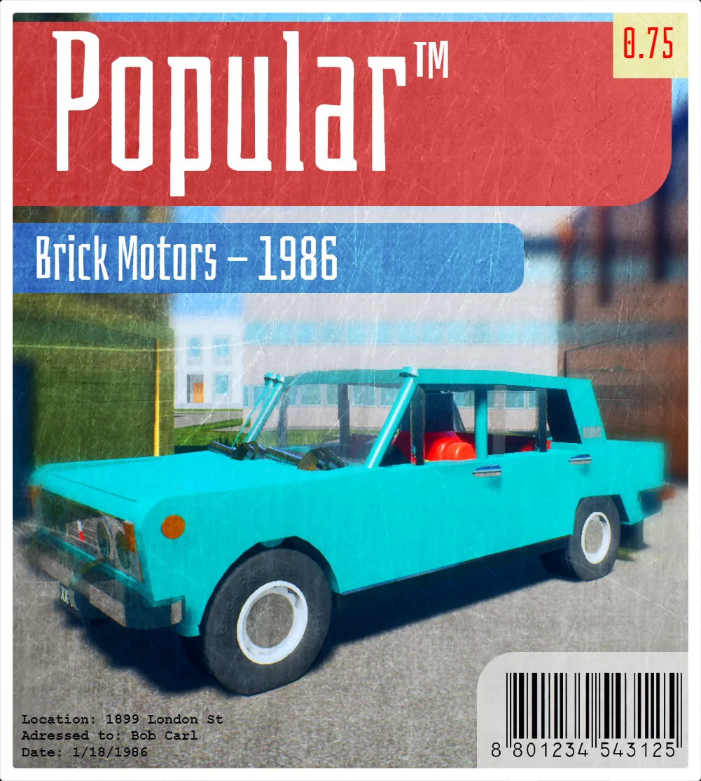 Cars — постройка сообщества Brick Rigs