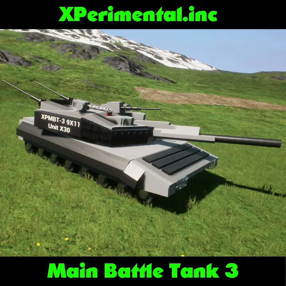 My third mbt. Finally i made a multiplayer- friendly main battle tank. It is not supposed to have heavy armor. — постройка сообщества Brick Rigs