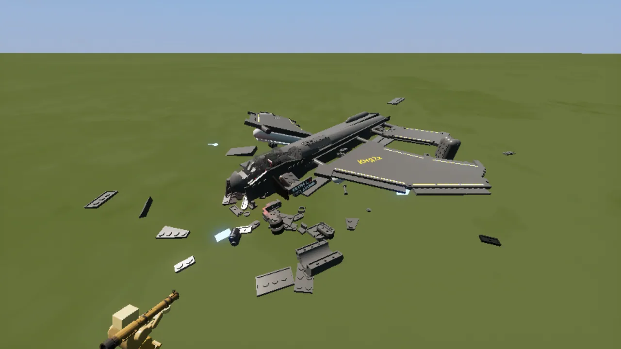 I've flied and landed a plane in this condition and survived. Can I be a real pilot now? — постройка сообщества Brick Rigs