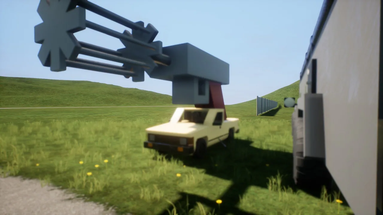 I was revisiting my old brick rigs photos from 2020 and I found this photo, some kind of truck with driver915's egg beat — постройка сообщества Brick Rigs